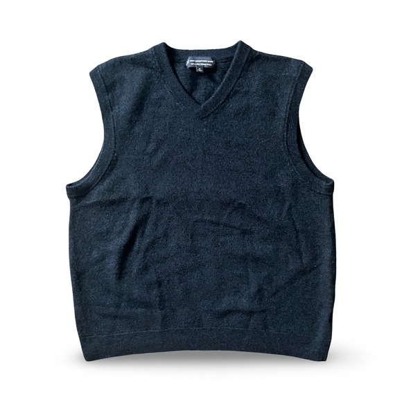 Hart Schaffner Marx Other - Hart Schaffner Marx Men's Blue Merino Wool Pullover Sweater Vest Size L / XL
